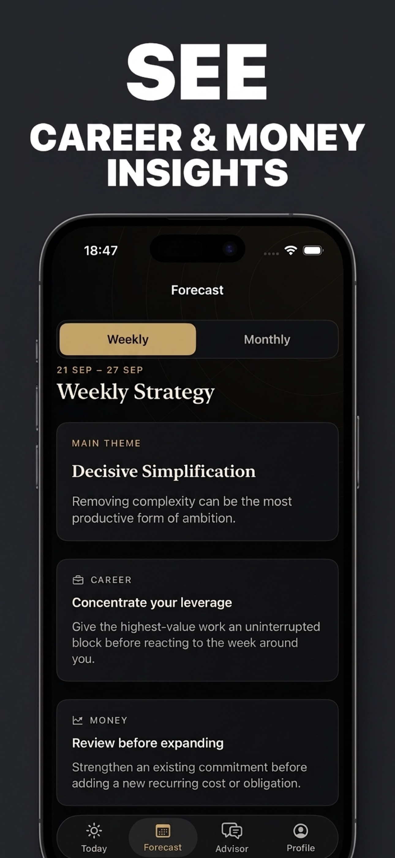 Astra weekly strategy screen